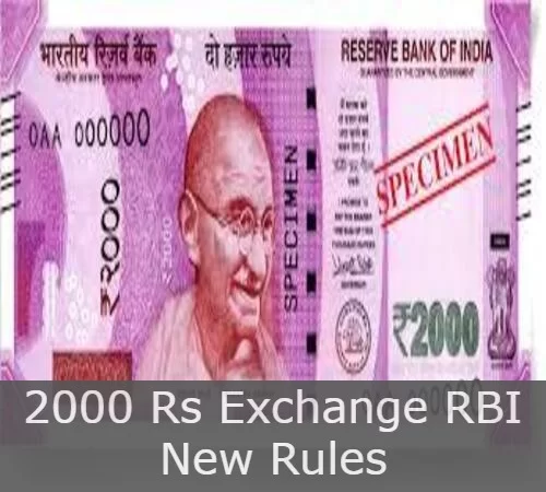 What is the RBI 2000 Note Exchange Latest Policy (Updated 3 Nov, 23) 