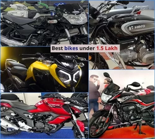 10 Best Bikes under 1.5 lakh in India with Price Best Mileage and Features