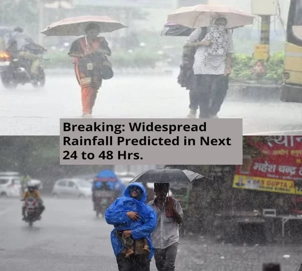 Breaking News: Heavy rainfall may occurs in Delhi NCR, Haryana and Rajasthan Region