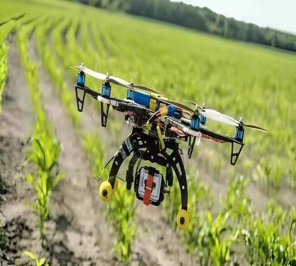 High-Tech Farming by Drone in Uttar Pradesh to Increase Yields