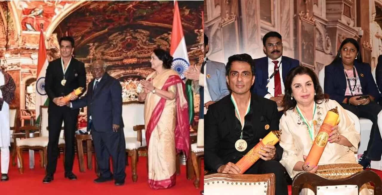 Sonu Sood honoured with 'Champions of Change Maharashtra' award