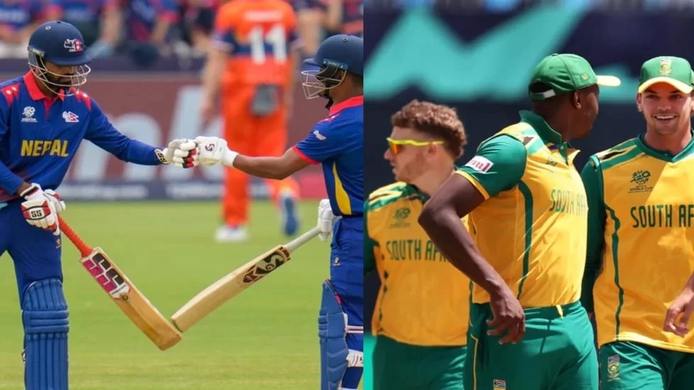 South Africa defeated Nepal in last group Match, after losing Nepal is out of the Top 8 Race
