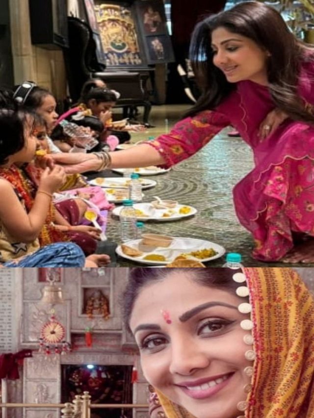 Shilpa Shetty Celebrated Durga Ashtami at Home